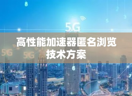 高性能加速器匿名浏览技术方案