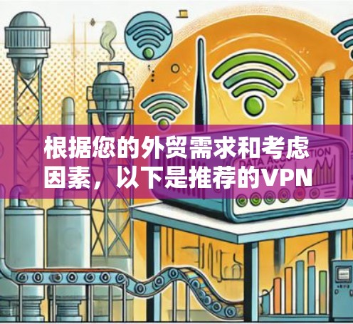 根据您的外贸需求和考虑因素，以下是推荐的VPN服务方案