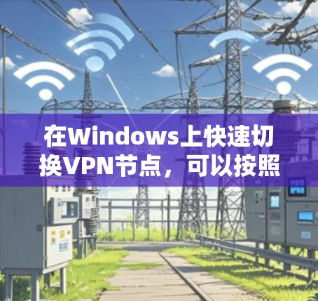 在Windows上快速切换VPN节点，可以按照以下步骤进行