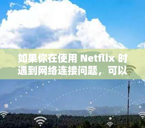 如果你在使用 Netflix 时遇到网络连接问题，可以按照以下步骤进行排查和解决