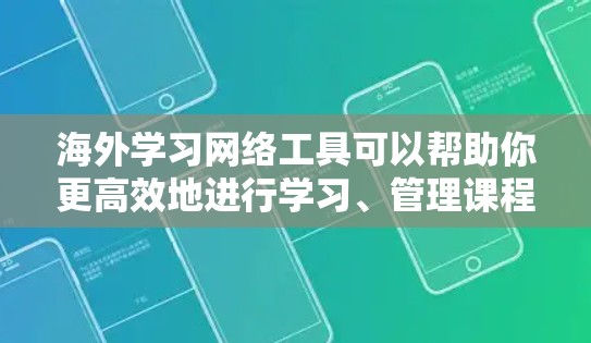 海外学习网络工具可以帮助你更高效地进行学习、管理课程和与国际伙伴交流。以下是一些常用的网络工具和平台，涵盖了学习、生活和工作中的各个方面