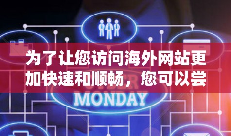 为了让您访问海外网站更加快速和顺畅，您可以尝试以下方法