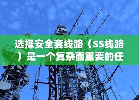 选择安全套线路（SS线路）是一个复杂而重要的任务，涉及多个方面的考量。以下是一个有条理的步骤指南，帮助您系统地选择和实施SS线路