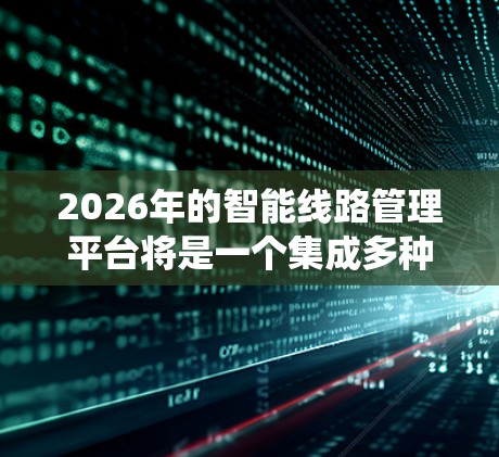 2026年的智能线路管理平台将是一个集成多种先进技术（如物联网、大数据、人工智能、云计算等）的综合性平台，旨在提升传统线路管理的效率和智能化水平。以下是一些可能的技术特点和应用场景