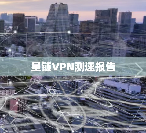 星链VPN测速报告